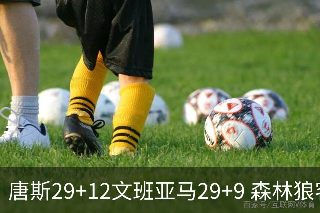 唐斯29+12文班亚马29+9 森林狼客场轻取马刺